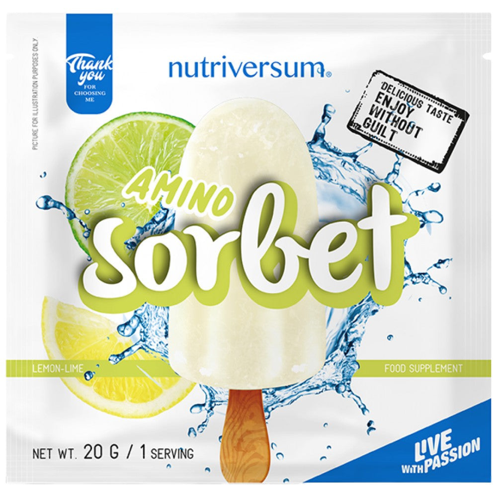 Amino Sorbet | Παγωτό αμινοξέος έτοιμο προς κατάψυξη - 20 γραμμάρια