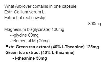 Anxiover 450 mg - 30 κάψουλες