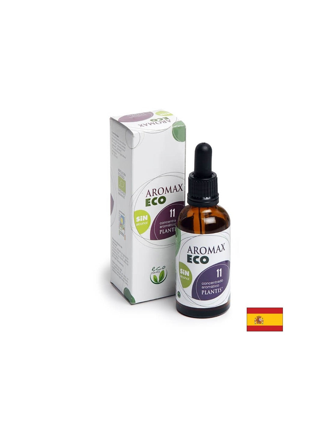 Βότανο βάμμα για το νευρικό σύστημα - Aromax Eco 11 Plantis®, χωρίς αλκοόλ, 50 ml