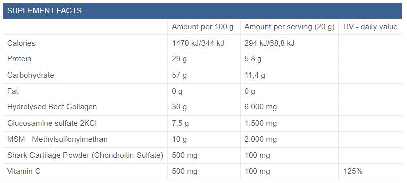 Artrox Powder/Collagen + Contlent Complex - 500 γραμμάρια