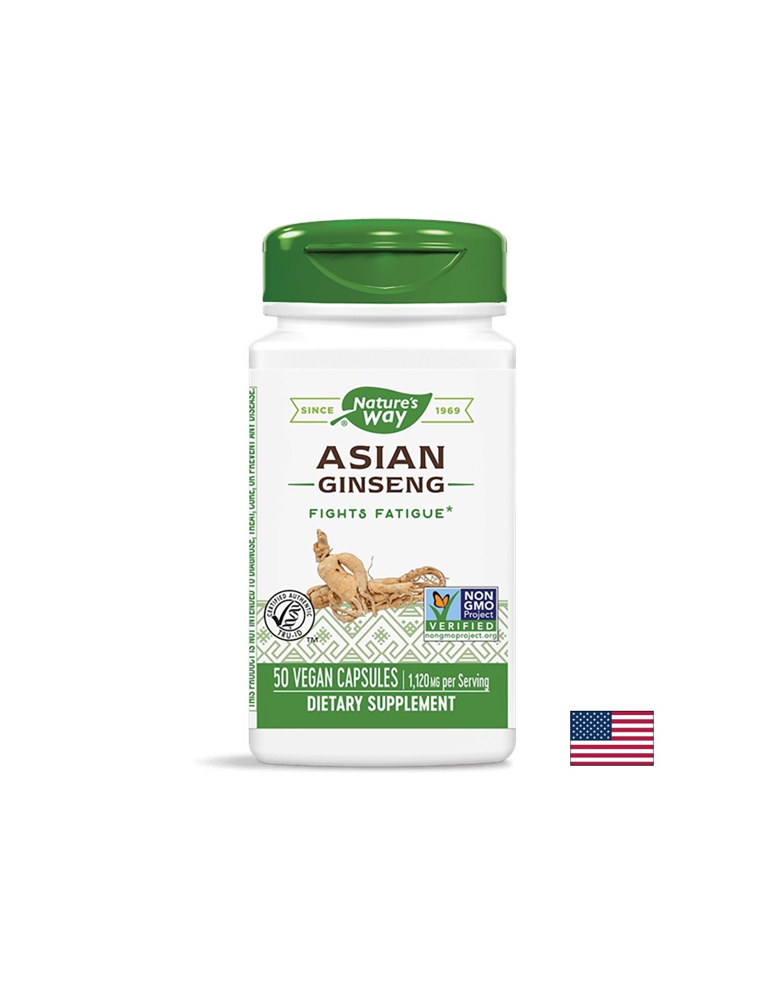 Ασιατικό ginseng - 50 κάψουλες