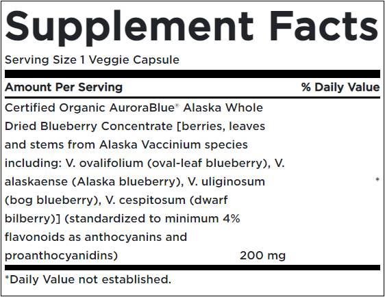 Aurorablue/Wild Alaska Blueberry Complex - 30 κάψουλες