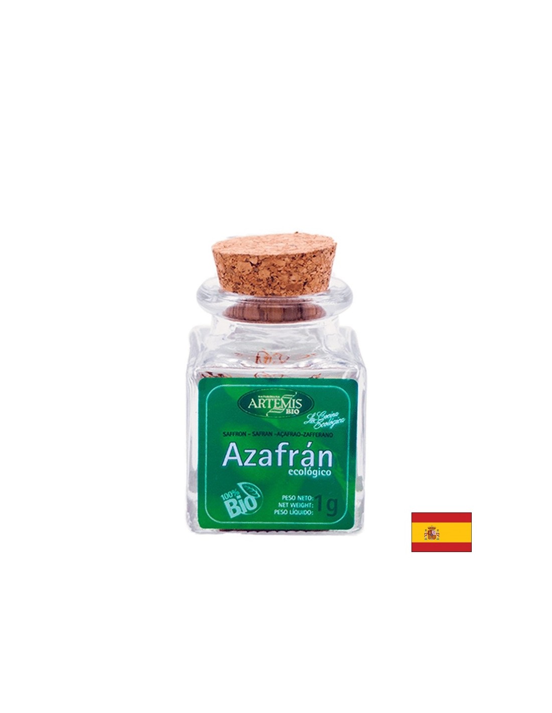 Saffron (Azafran) Οργανικά, 1 g Herbes del Moli