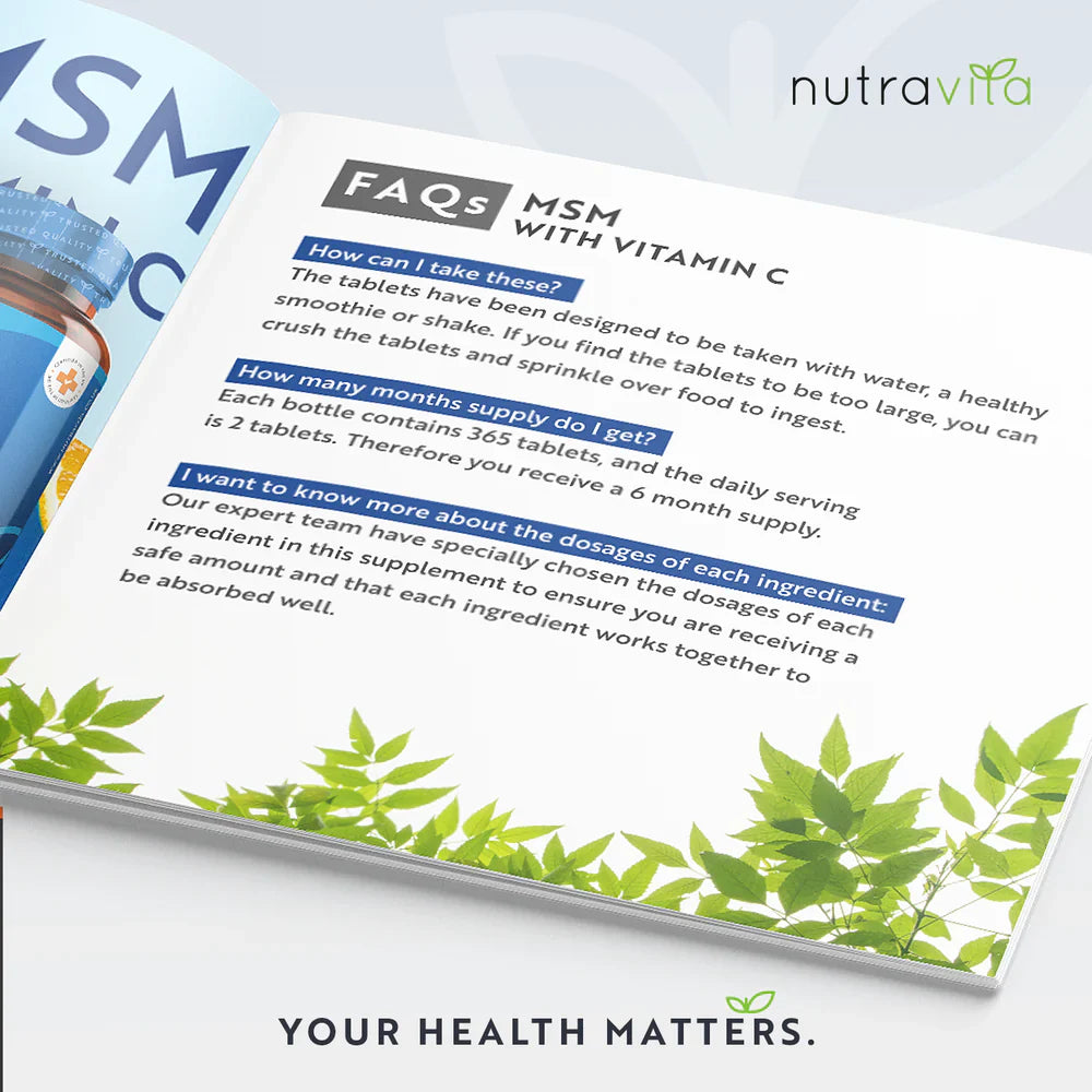 MSM 2200 mg (οστά και αρθρώσεις) - 365 δισκία