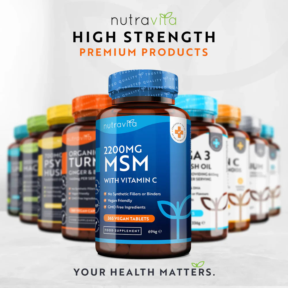 MSM 2200 mg (οστά και αρθρώσεις) - 365 δισκία