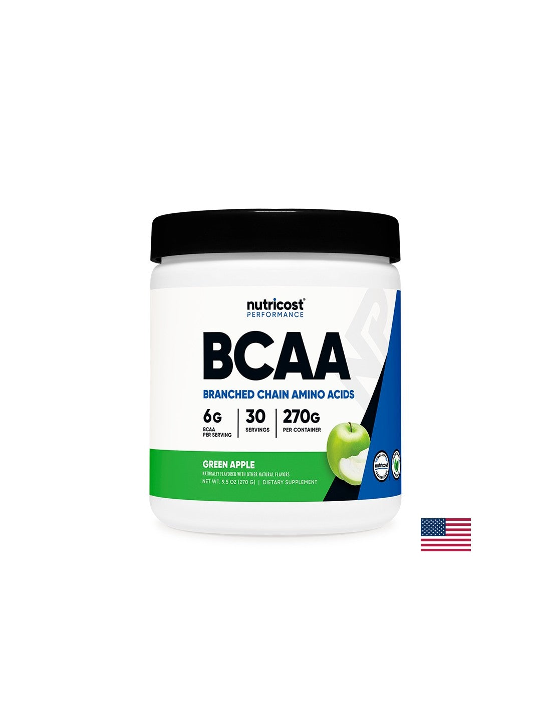 Μυϊκή μάζα - BCAA, 270g <tc>Nutricost</tc>