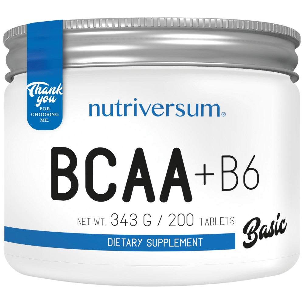BCAA + B6 Tablet - 200 δισκία