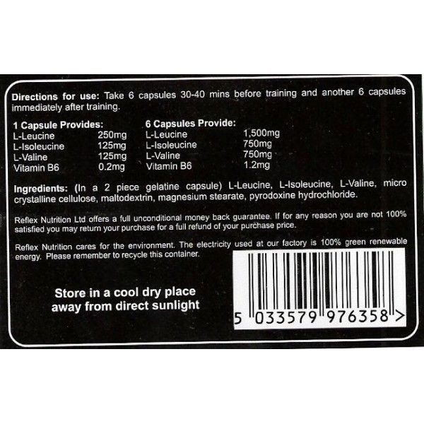 BCAA's - 200 κάψουλες