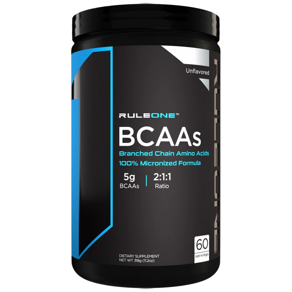 Bcaas unflavored | 100% μικροποιημένων 2: 1: 1 BCAA τύπος - 318 γραμμάρια