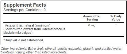 Κάψουλες BEST Astaxanthin 6 mg - 30 Gel