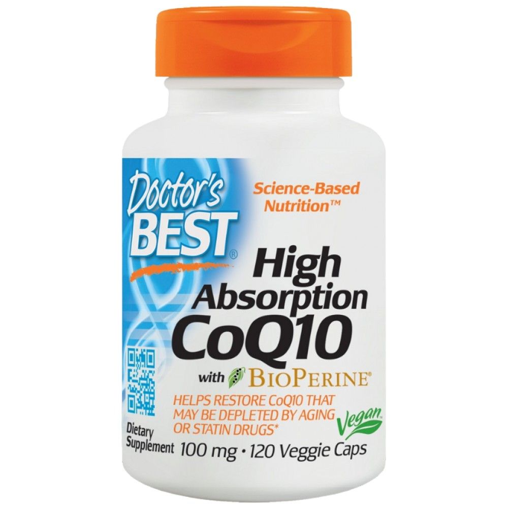 Καλύτερο CoQ10 με Bioperine 100 mg - 120 κάψουλες