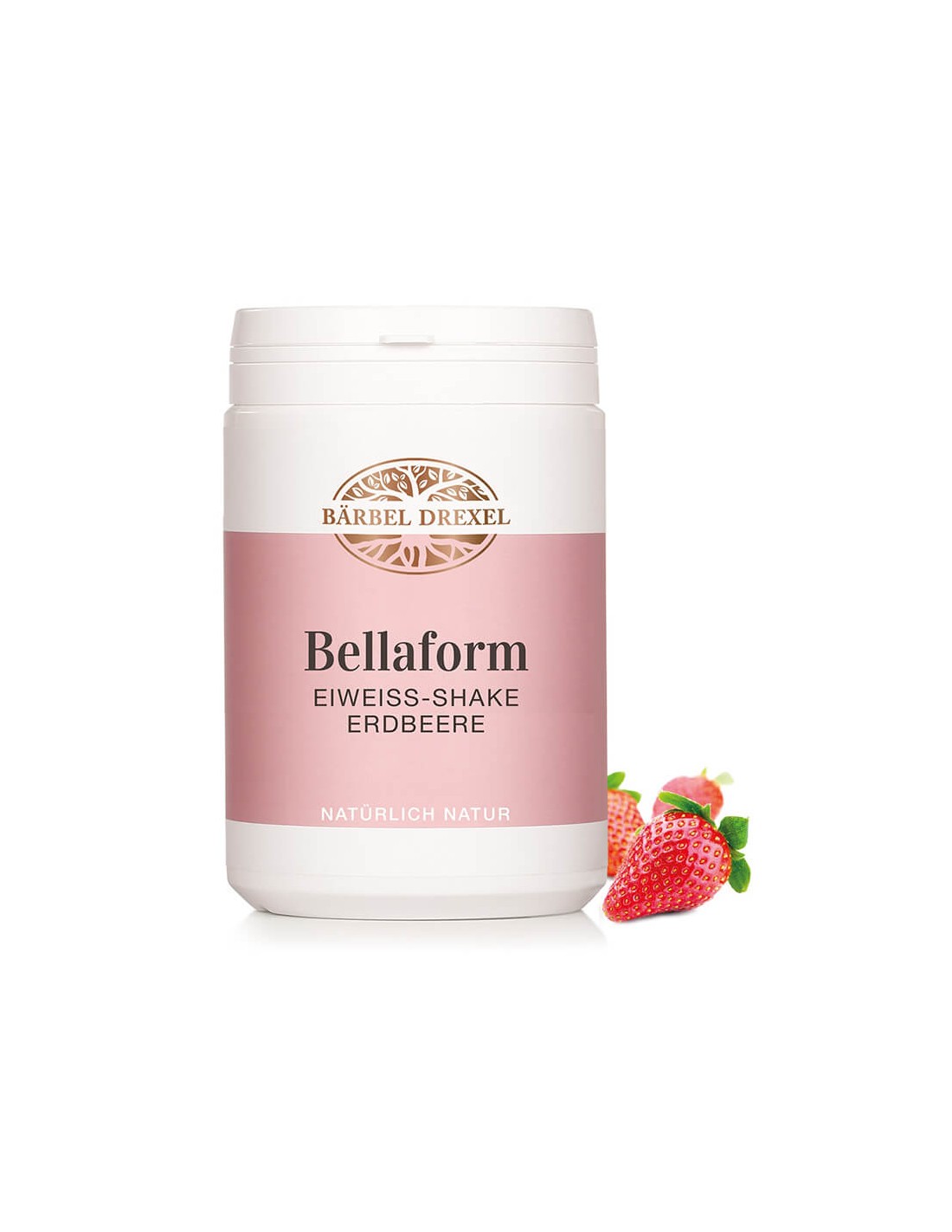 Bellaform Eiweiß-Shake/Πρωτεϊνούχο ρόφημα με γεύση φράουλα, 450 g <tc>Bärbel Drexel</tc>