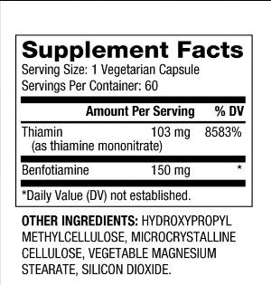 Benfotiamine 150 mg/60 καπάκια