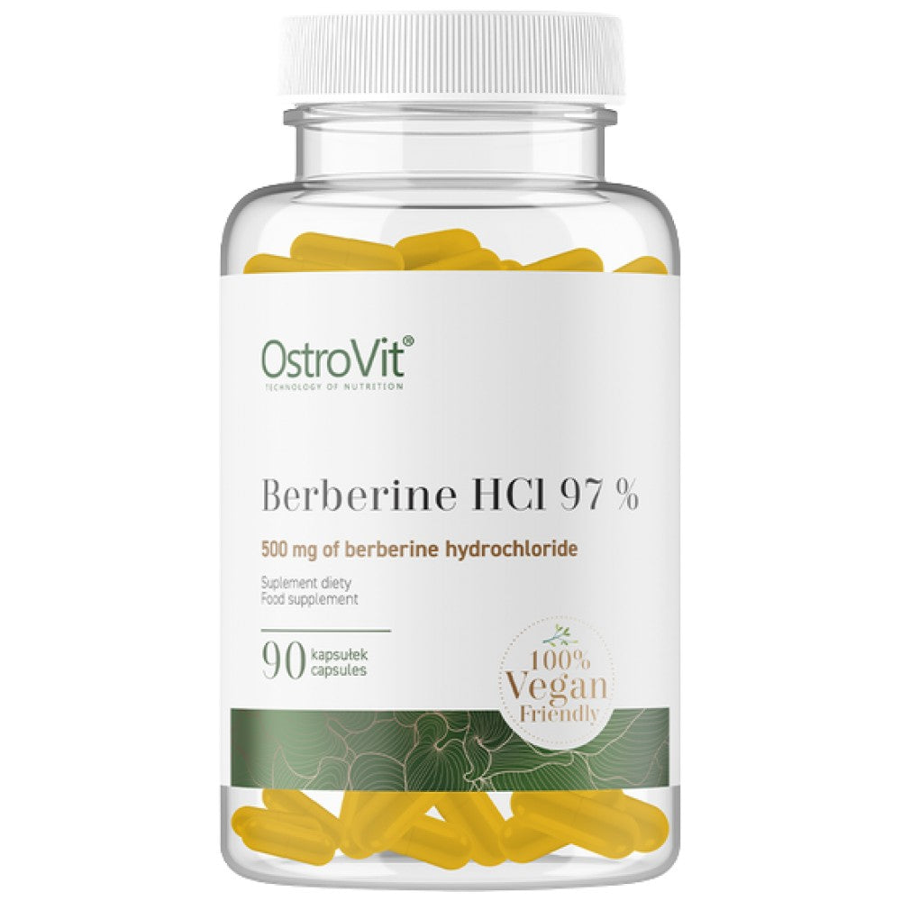 Berberine HCl 500 mg | 97% εκχύλισμα ρίζας Berberis 90 κάψουλες