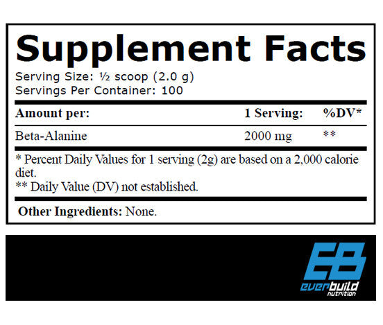 Beta-Alanine 2000 /100 SERV. - 0,200 kg