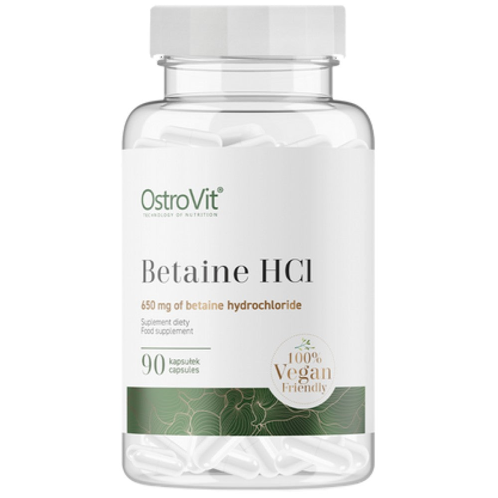 Betaine HCl 650 mg 90 κάψουλες