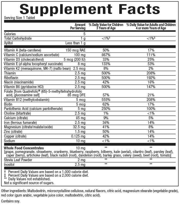 Μεγάλοι φίλοι Childable Multivitamin 60 Chewable Tablets