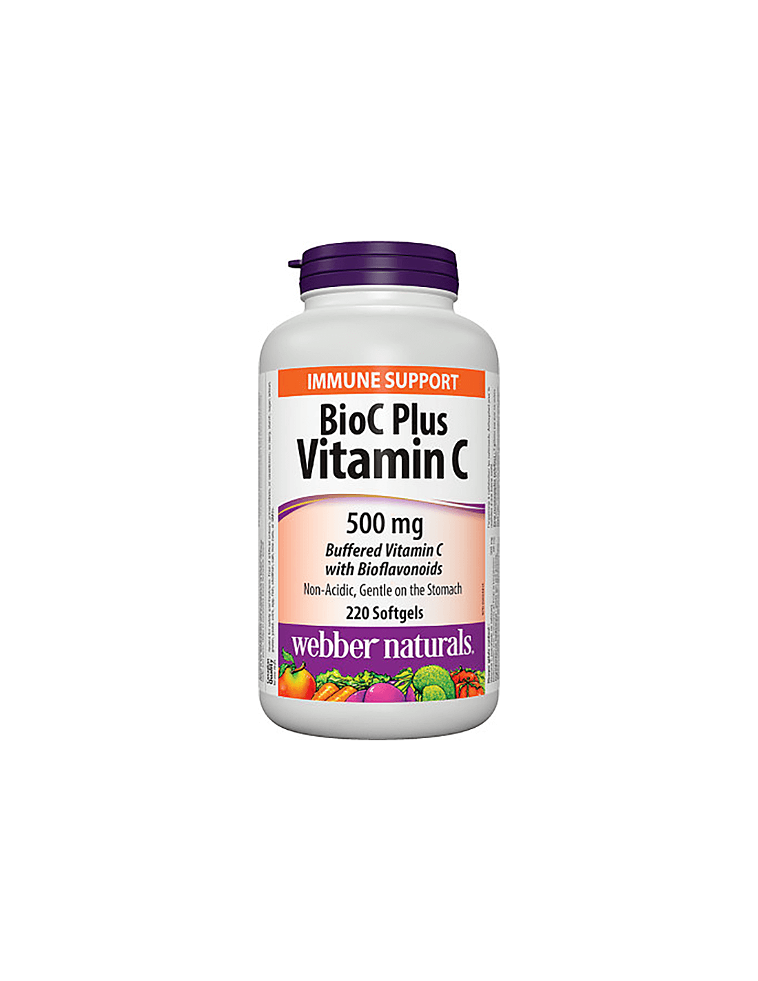 BIOC συν βιταμίνη C 500 mg - βιταμίνη C 500 mg (ρυθμισμένη) με βιοφλαβονοειδή 60 mg, 220 κάψουλες softgel