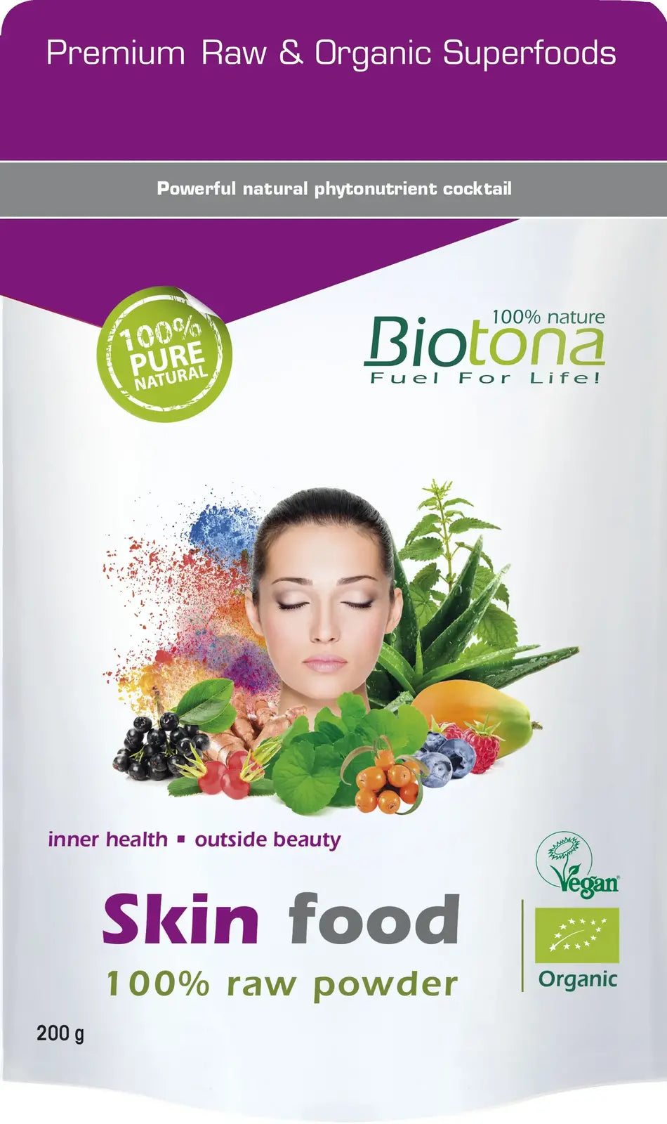 <tc>Biotona</tc> βιολογική τροφή για το δέρμα 200 γρ.