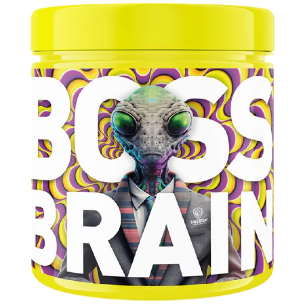 Boss Brain | Νοοτροπικό με Bacopa, Rhodiola & Χαίτη Λιονταριού - 225 γραμμάρια