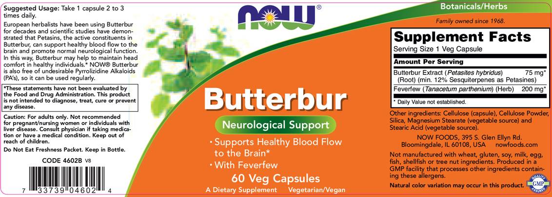 Butterbur - 60 κάψουλες
