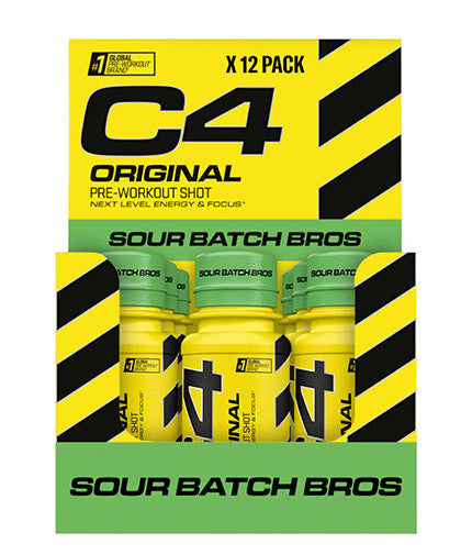 C4 Pre-Workout Shots/12 x 60 ml - 0,700 kg