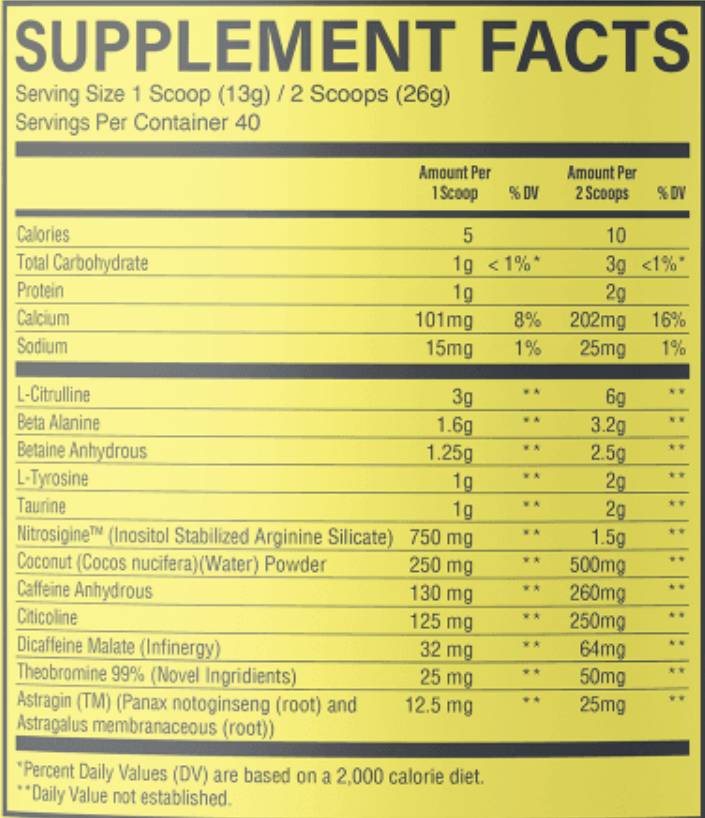 Cbum Thavage Pre-Workout | με νιτροζιγίνη - 520 γραμμάρια