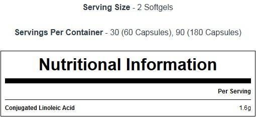 CLA 1000 mg - 60 μαλακές γέλη