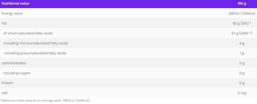 Λάδι καρύδας Εξαιρετική παρθένα