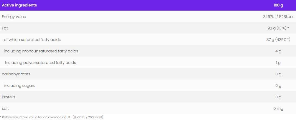Λάδι καρύδας Εξαιρετική παρθένα