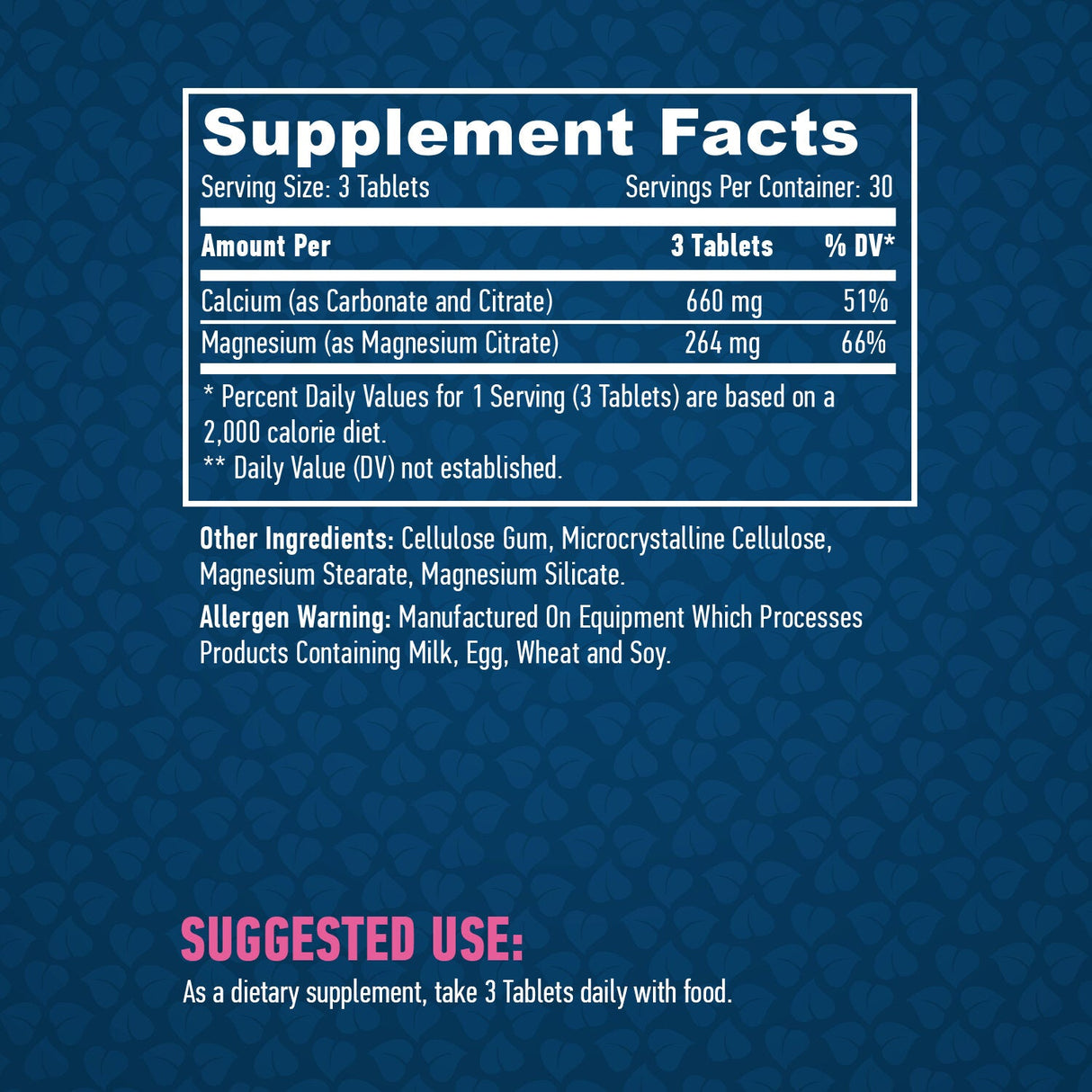 Καρτέλες Cal-Mag Citrate 90.