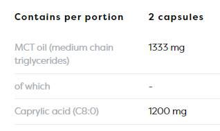Καπρυλικό οξύ 1200 mg - 120 κάψουλες γέλης