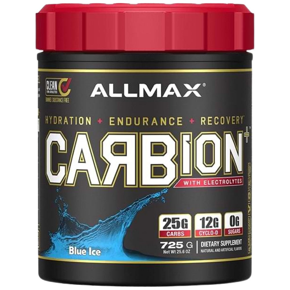 Carbion+ | Ποτό ενυδάτωσης ηλεκτρολύτη με κυκλική δεξτρίνη - 725 γραμμάρια