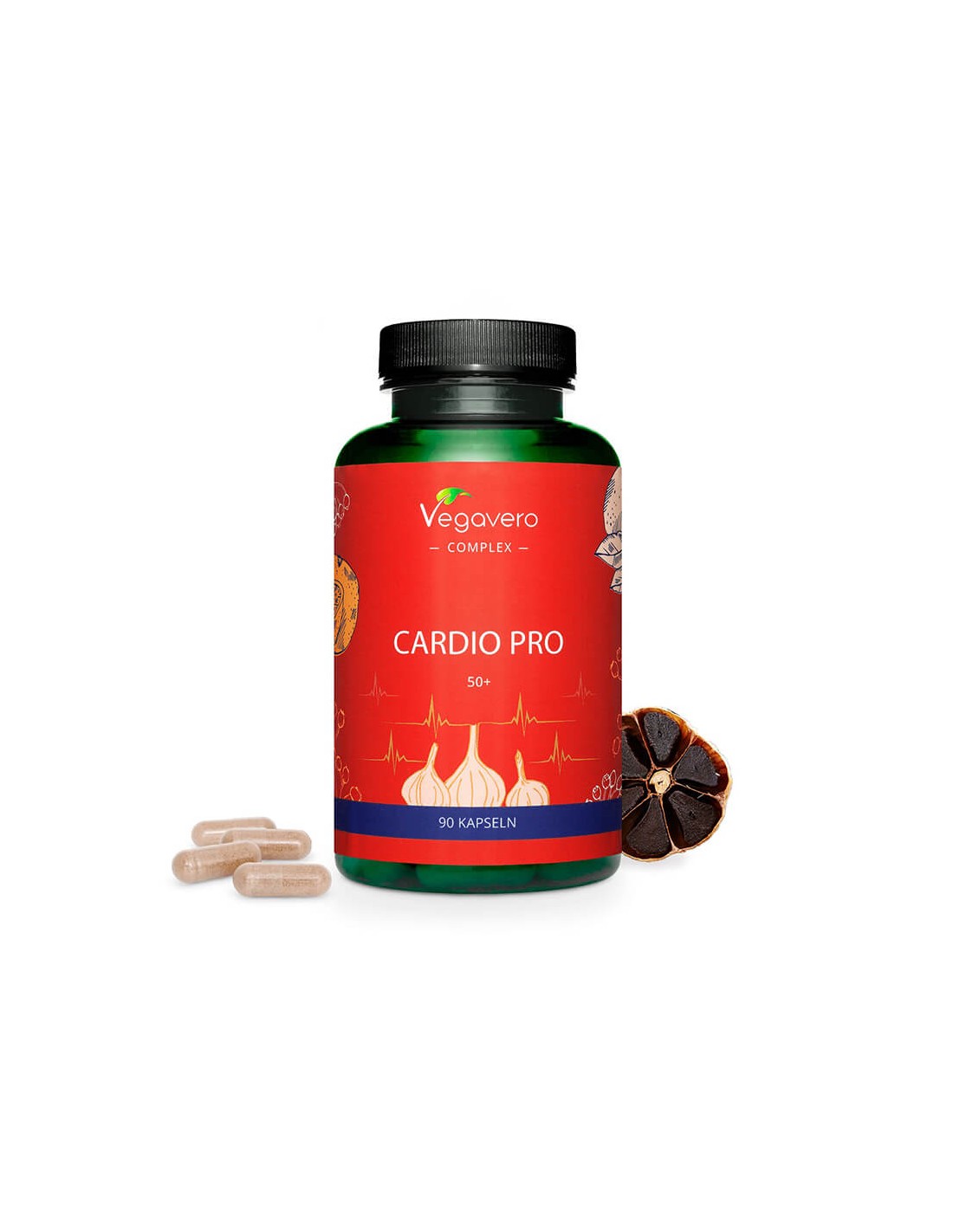 Cardio Pro 50+ - Φόρμουλα για Υγιή Καρδιά, 90 <tc>Vegavero</tc> Κάψουλες