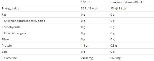 Carnitine υγρό 500 ml 500 ml