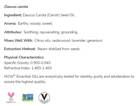 Καρότος 100% Pure Daucus Carota - 30 ml