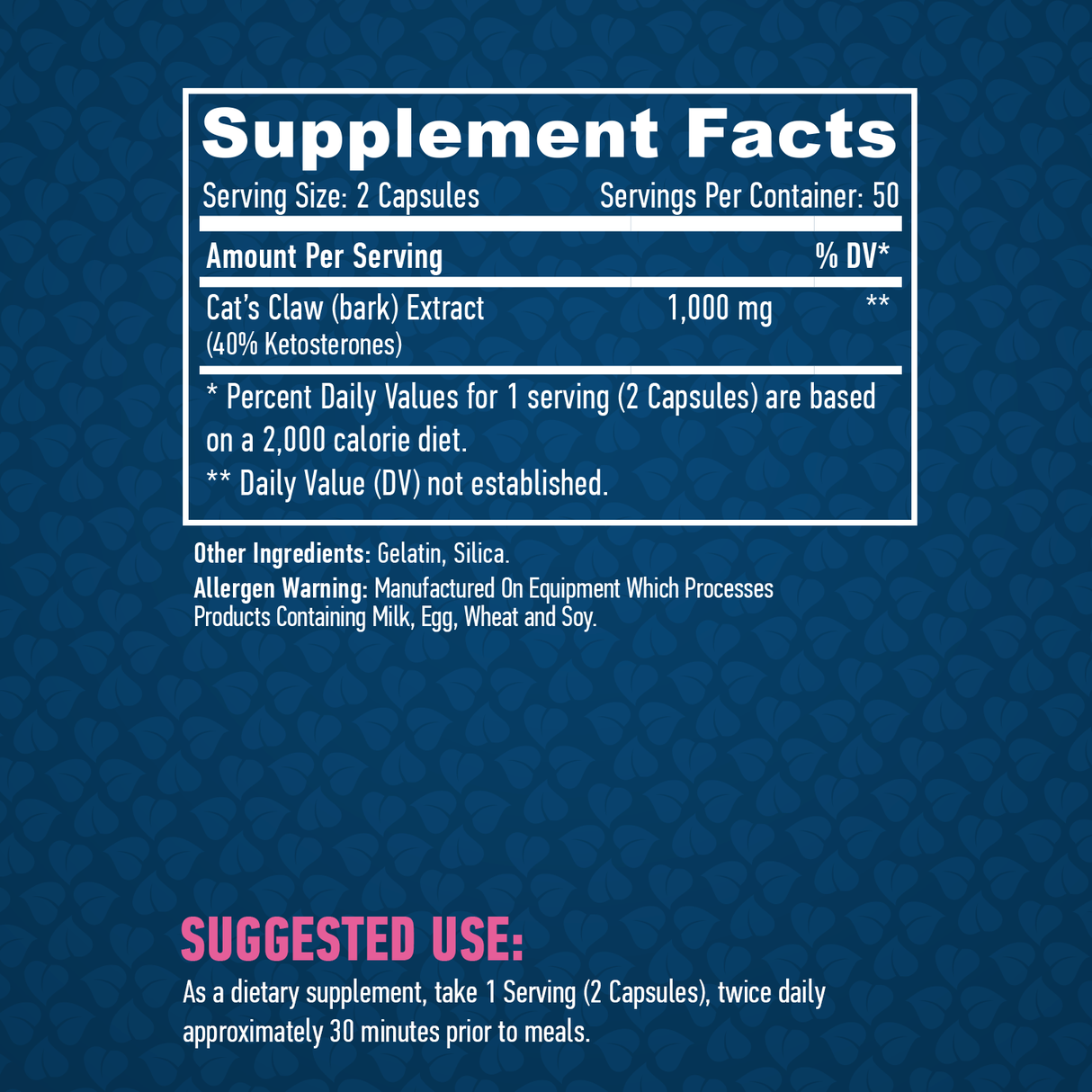 CAT της γάτας 3% 500mg 100 καπάκια