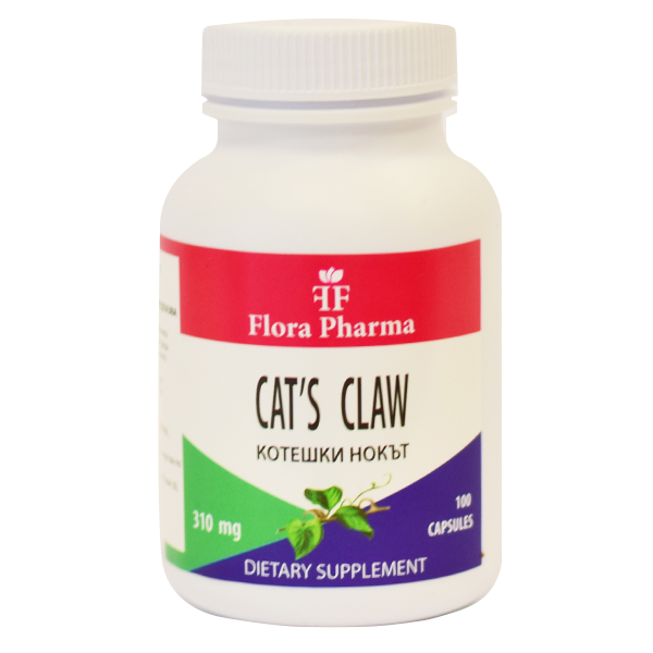 Cat's Claw 620 mg/100 κάψουλες, 50 δόσεις/flora pharma
