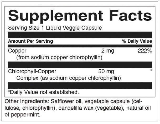 Χλωροφύλλη 104 mg - 90 κάψουλες