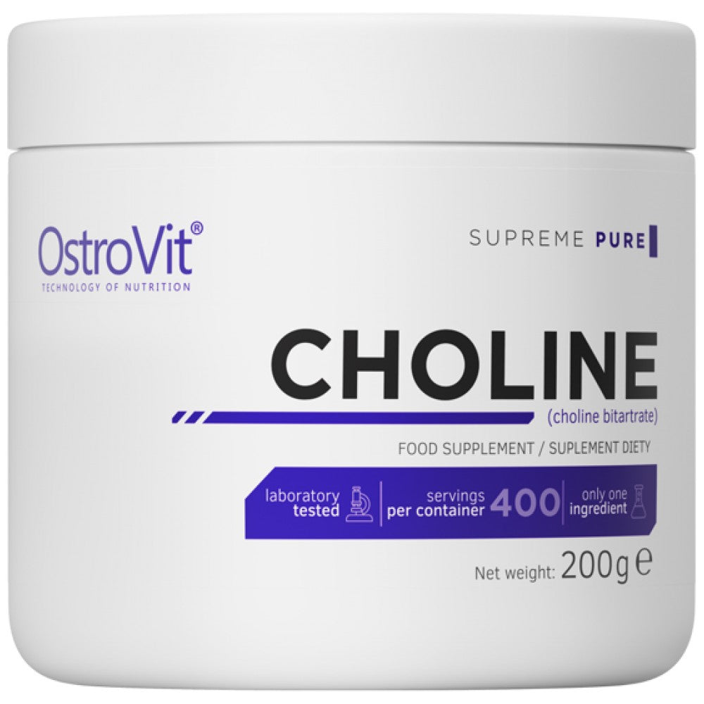 Σκόνη Choline Bitartrate 200 γραμμάρια