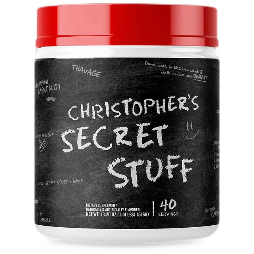 Τα μυστικά πράγματα του Christopher | Πρωταθλητής προ -προπόνηση - 516 γραμμάρια