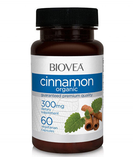 Κανέλα οργανικά 300 mg/60 καπάκια