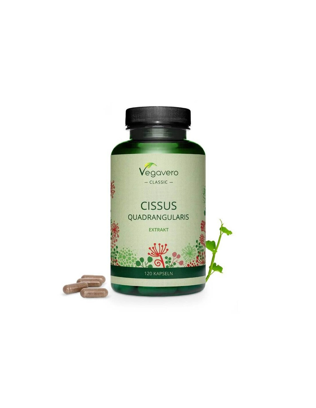 Cissus Quadrangularis, 120 κάψουλες, 100% Vegan <tc>Vegavero</tc>