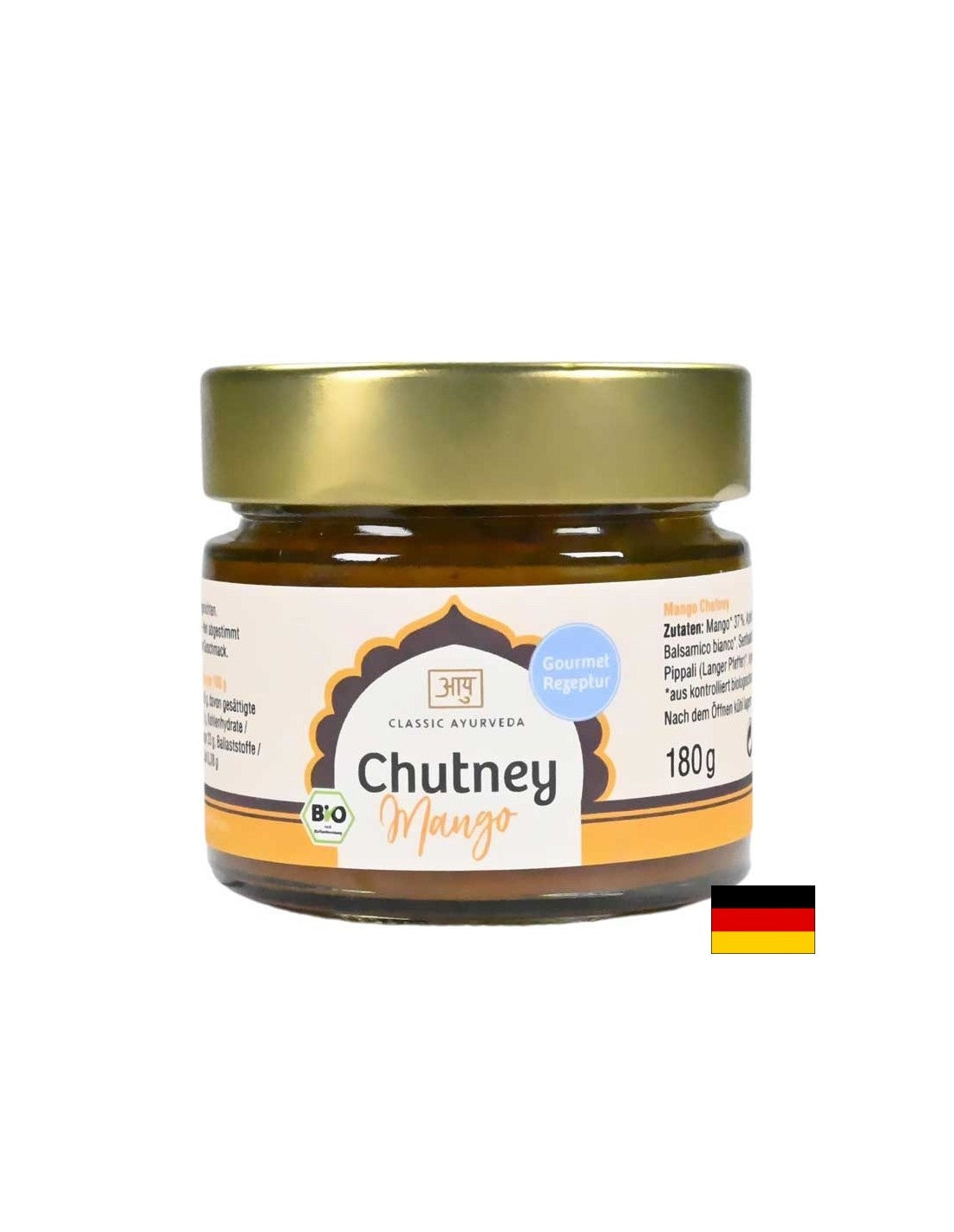 Chutney Mano Classic Ayurveda®, βιολογικό, 180 γρ