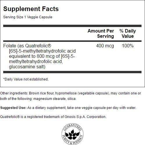 Ultra folate 400 mcg 30 κάψουλες