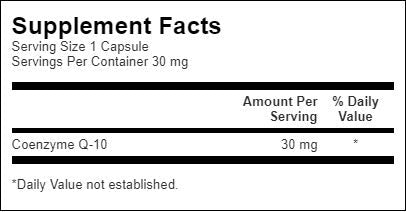 CoQ10 30 mg - 60 κάψουλες