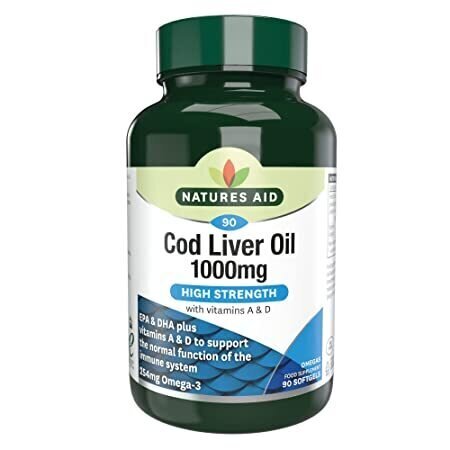 Κώδικα συκώτι 1000mg 90 Softgels NatuesAid