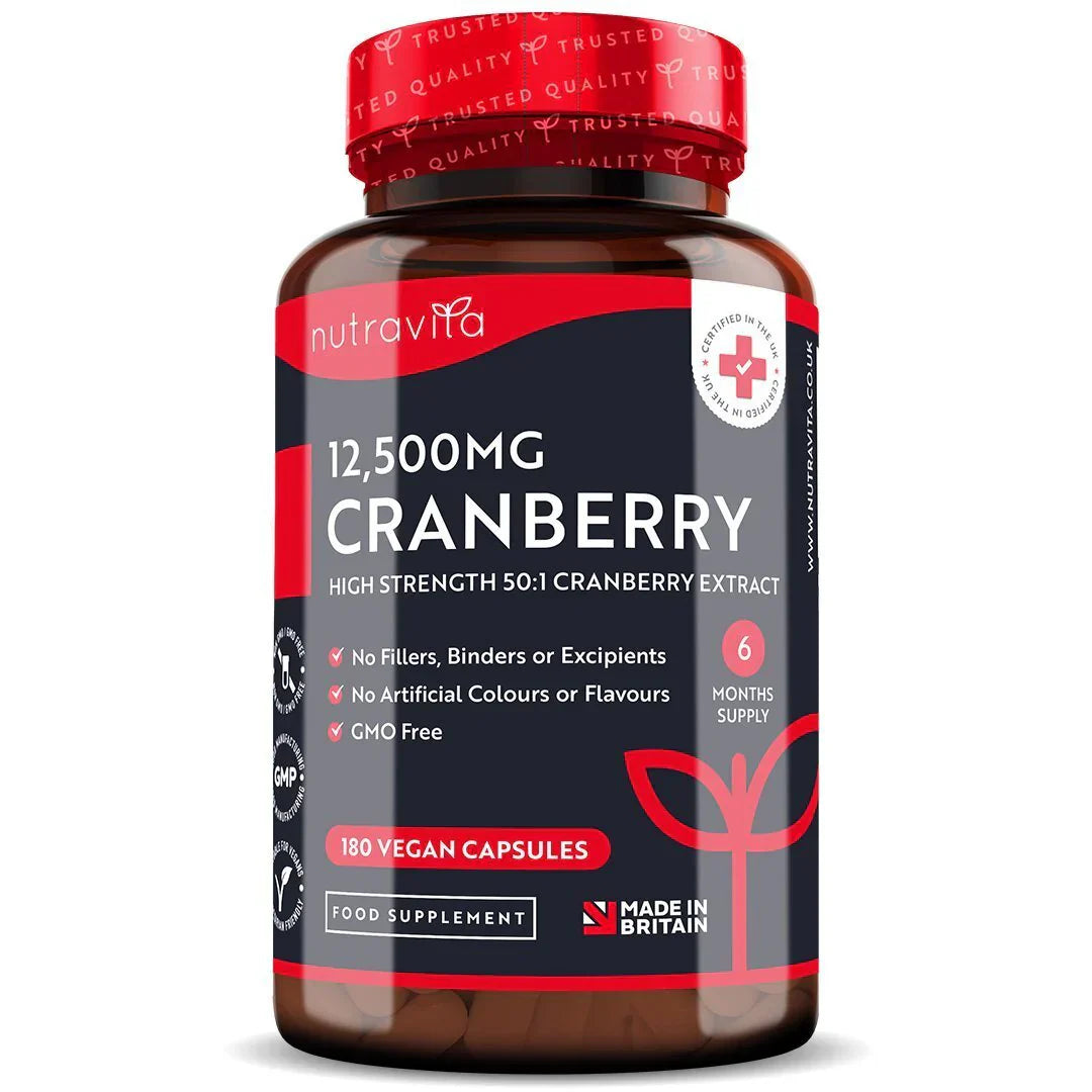 Cranberry - Red Cranberry 12500 mg 180 vegan κάψουλες