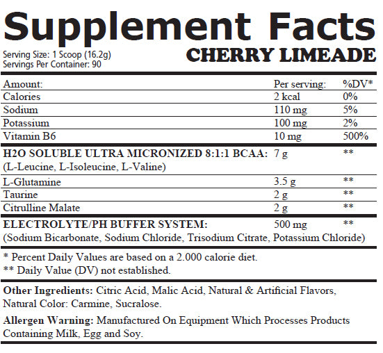 Cryo Cell BCAA 8:1:1/90 μερίδες. - 1.400 KG