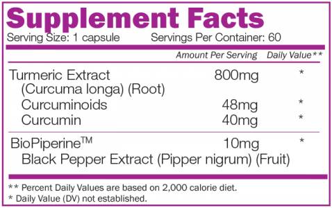 Curcumin και Bio Perine - 60 κάψουλες